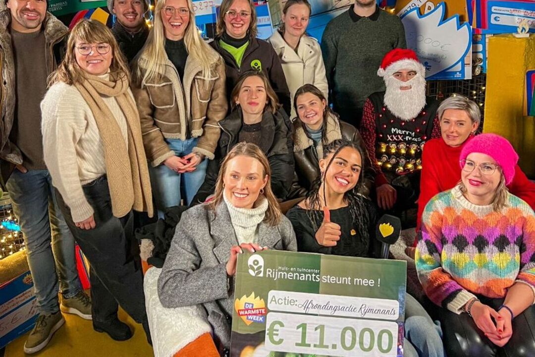 Afrondingsactie tuincentrum Rijmenants