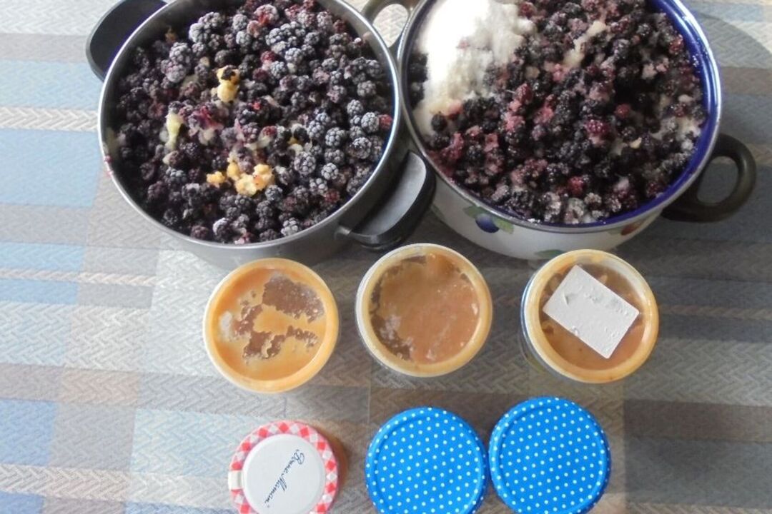 Verkoop van zelfgemaakte appelmoes en confituur