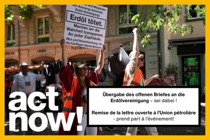 ZÜRICH - Übergabe des offenen Briefes