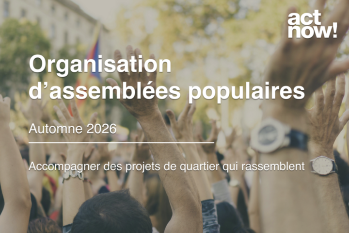 Organisation d'assemblées populaires